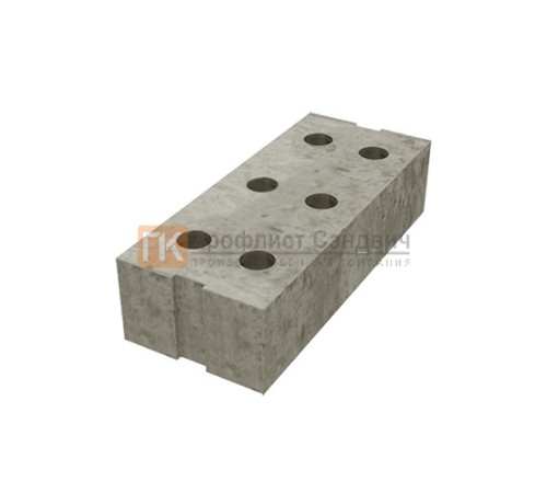 Бетонный блок 600х250х150