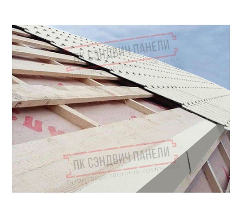 Планка карнизная 100х69х2000 ПЭ-9002-0.5