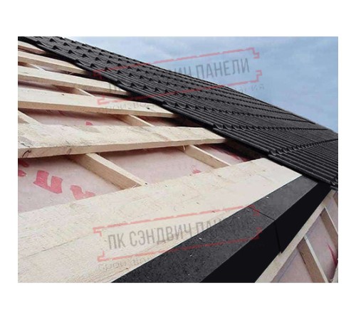 Планка карнизная 100х69х2000 Viking E-9005-0.5