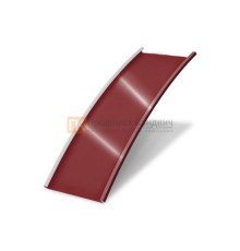 Продольно гнутый фальц гладкий 0,45 RAL 3011 Полиэстер