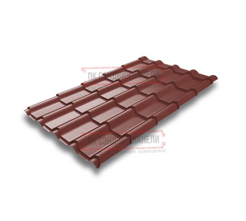 Металлочерепица Камея RR29 GreenCoat Pural Matt-0.5