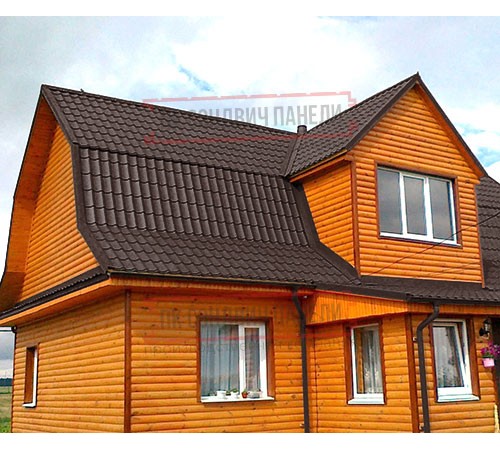 Металлочерепица классик плюс RAL8017 Drap-0.45