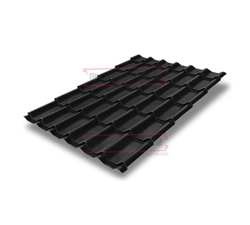 Металлочерепица Классик RAL9005 Drap-0,45