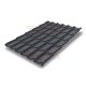 Металлочерепица классик плюс RAL7024 Полиэстер-0.45