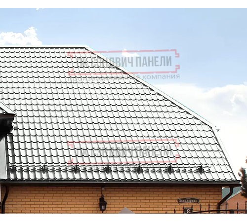 Металлочерепица Классик RAL9003 Satin-0,5