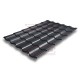Металлочерепица Кредо RAL7024 Velur-0,5