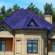 Металлочерепица Модерн RAL5002 Полиэстер-0,45