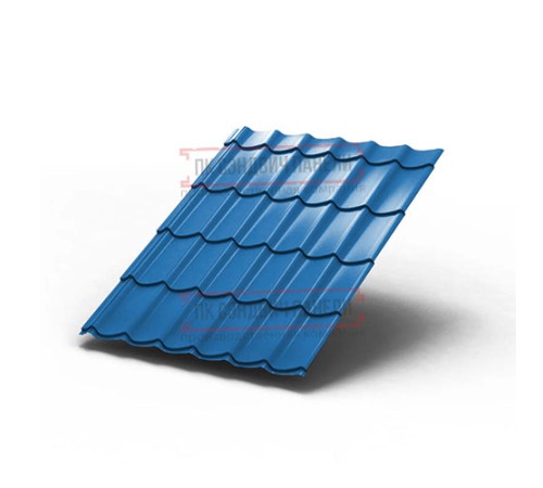 Металлочерепица Монтеррей RAL5015 Полиэстер-0.5