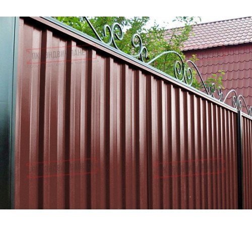 Профилированный лист С-15-1190-0.5 (с гранью) (Rooftop Matte) RAL 3009