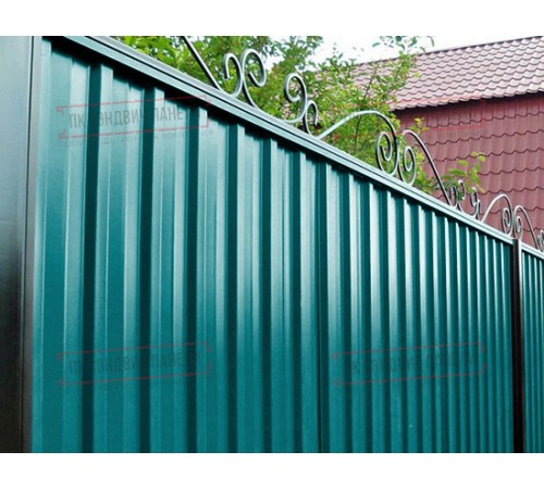 Профилированный лист С-15-1190-0.5 (с гранью) (Rooftop Matte) RAL 5021