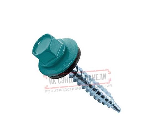 Саморезы 5,5х25 RAL 5021