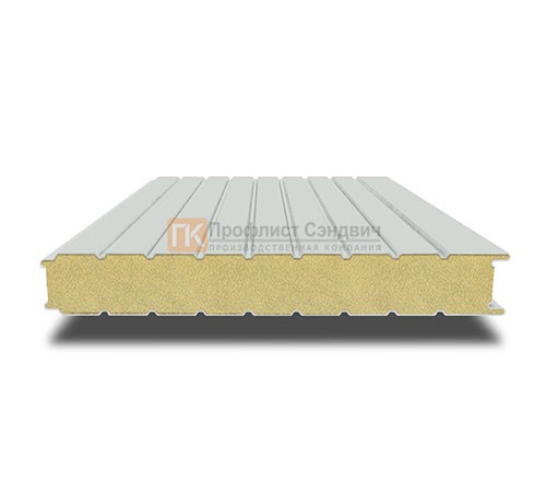 Сэндвич-панель для холодильных камер с пенополиизоциануратом, ширина 1200 мм, толщина 30 мм, 0.5/0.5, RAL7035