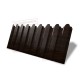 Профнастил фигурный С20 - 0,45 Окрас - Б, Print Elite с пленкой Coffee Wood.