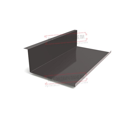 Планка примыкания нижняя 250х122х2000 Viking E-8019-0.5