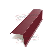 Планка торцевая 95х120х2000 ПЭ-3005-0.4