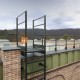Вертикальная пожарная лестница П1-1 с площ. 800х800 ОЦ L=5600мм ГОСТ 53254-2009