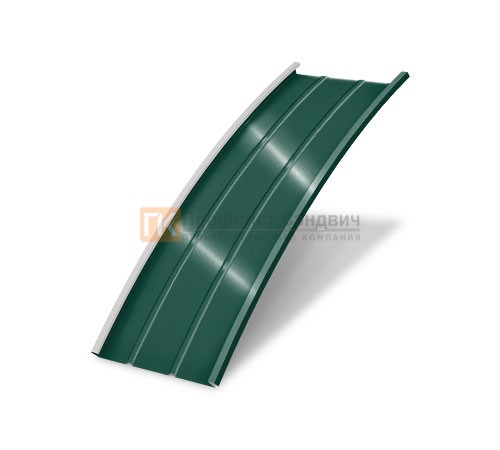 Продольно гнутый фальц профилированный 0,5 RAL 6005 Velur20