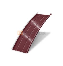 Продольно гнутый фальц профилированный 0,45 RAL 3005 Drap