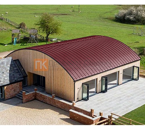 Продольно гнутый фальц гладкий 0,45 RAL 3005 Drap