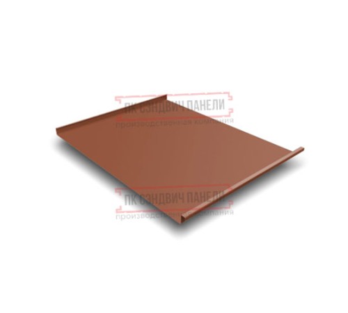 Фальц двойной стоячий 0,45 Drap ST RAL8004 терракота