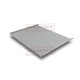 Фальц двойной стоячий 0,5 Satin RAL9006 бело-алюминиевый с пленкой на замках