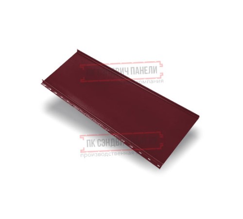 Кликфальц mini 0,45 Drap ST RAL3005 красное вино с пленкой на замках