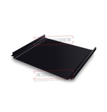 Кликфальц Pro 0,5 Rooftop Matte RAL9005 черный с пленкой на замках