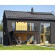 Кликфальц Pro Gofr 0,45 Drap ST RAL7024 мокрый асфальт с пленкой на замках
