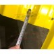 Продольно гнутый профнастил для укрытий конвейеров С17ПГ-1163, 0,8, нержавеющий