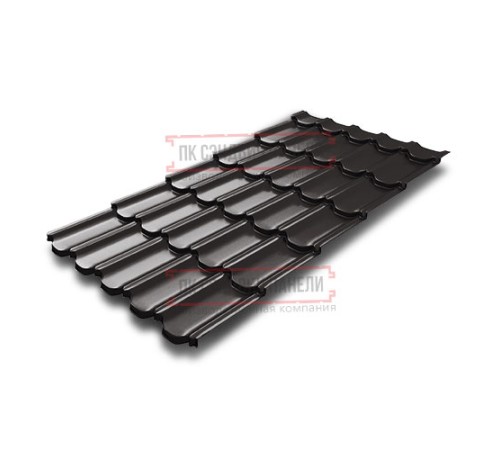 Металлочерепица Квинта плюс 3D RR32 Polydexter Matt-0,5