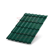 Металлочерепица Макси RAL6005 Полиэстер-0.5