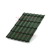 Металлочерепица Ламонтерра XL RAL6007 Viking E-0.5