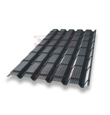 Металлочерепица Монкатта RAL7016 Rooftop Matte-0,5