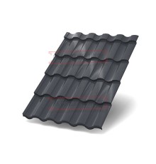 Металлочерепица Монтекристо-XL RAL7024 Norman-0.5
