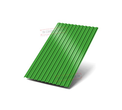 Профилированный лист МП10х1100 Norman RAL6018-0.5