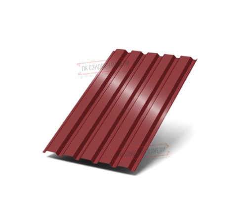 Профнастил МП35-1035 Пурман RAL-3011-0.5