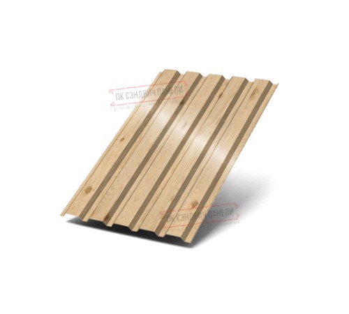 Профнастил МП35-1035 ECOSTEEL_T-Сосна-0.5