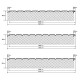 Сэндвич-панели двухслойные с пенополиуретаном, ширина 1000 мм, толщина 80 мм, 0.5, RAL3020