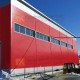 Сэндвич панели гладкие с пенополиизоциануратом, ширина 1200 мм, толщина 80 мм, 0.5/0.5, RAL3020