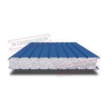 Сэндвич панели стеновые с пенополистиролом, ширина 1200 мм, толщина 200 мм, 0.5/0.5, RAL5005