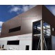 Угловая сэндвич-панель вертикальная из пенополиизоцианурата, 0.5/0.5, ширина 1000 мм, толщина 40 мм, RAL8017