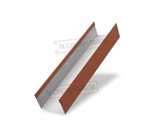 Крышка 45х20 жалюзи Texas 0,45 Drap RAL 8004 терракота