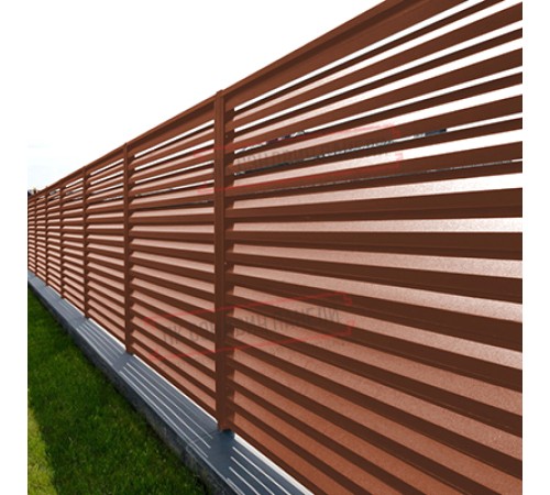 Ламель жалюзи Milan 0,45 Drap RAL 8004 терракота