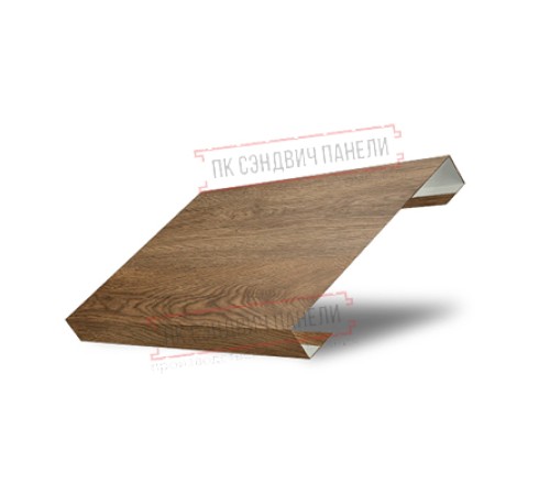 Ламель лицевая 150 жалюзи Texas 0,45 Print-double Elite Antique Wood
