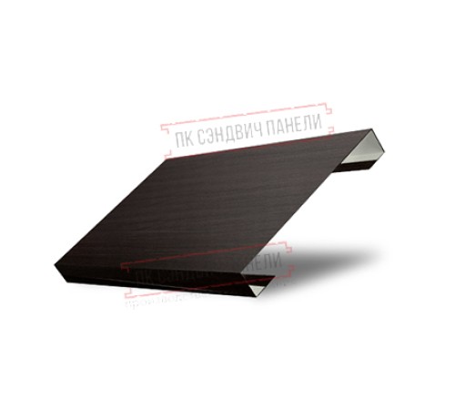 Ламель лицевая 150 жалюзи Texas 0,45 Print Elite Coffee Wood
