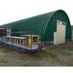 Профнастил H112ПГ-0.75, для бескаркасных ангаров, Полиэстер RAL 6005